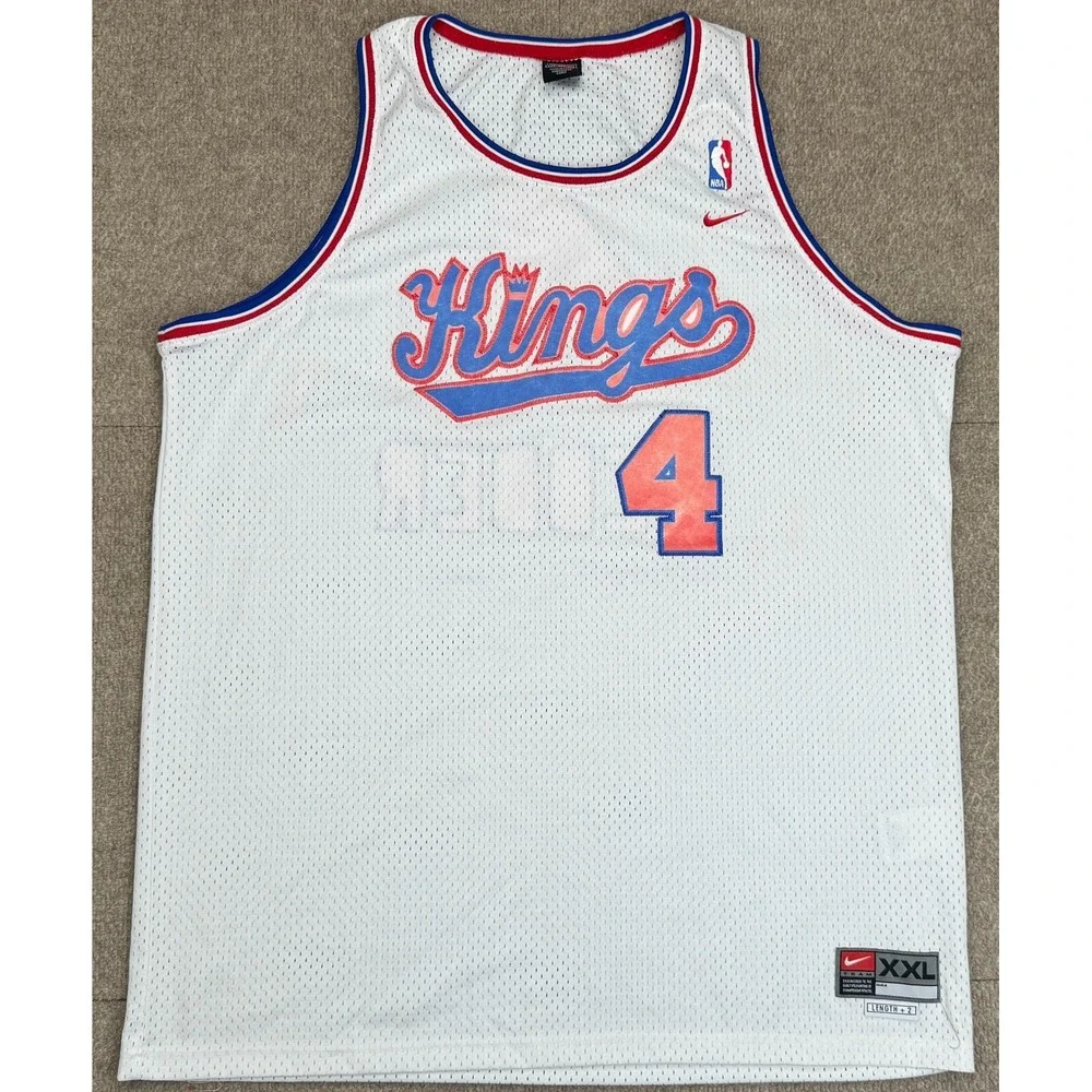 Nike NBA Sacramento‎ Kings #4 Chris Webber Basketball Jersey Size XXL